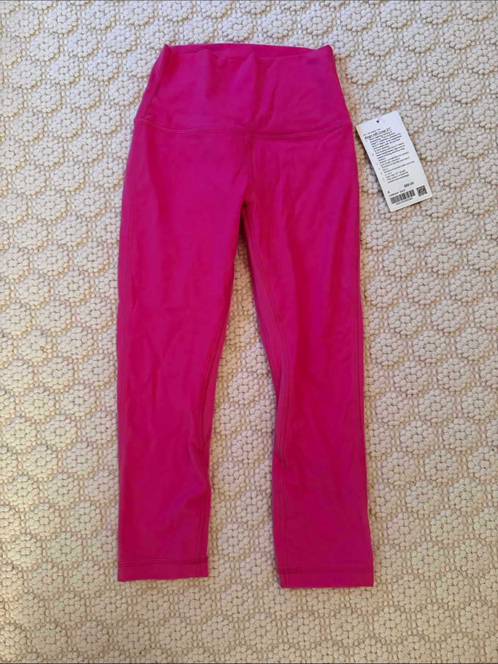 Brand New Lululemon Pink Align HR Crop 21” Leggings
